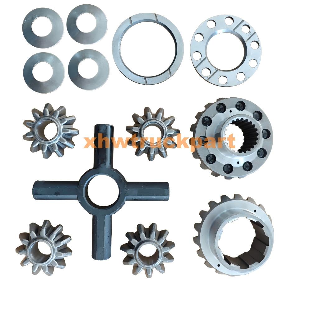 Differential repair kit for differential assembly AZ923132071 suitable for howo trucks