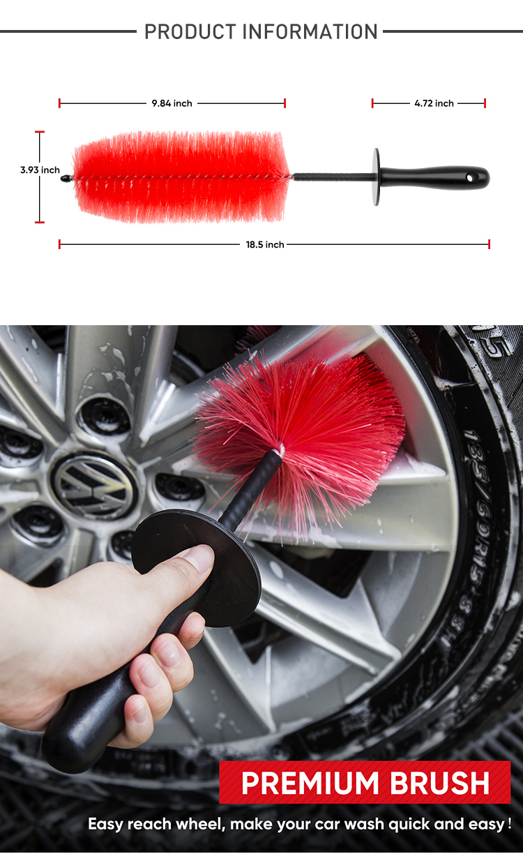 Supply Hard Wearing Bristles Car Tyre Brush Wholesale Factory Ningbo