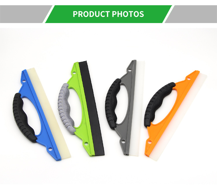 8-Inch Silicone Squeegee With Extendable Handle (16"-45") - Streak-Free For Car Windows, Bathroom, Glass Cleaning