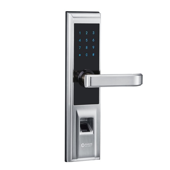 Fechadura de porta com impressão digital inteligente biométrica de liga de zinco