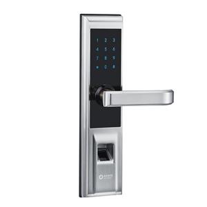 Cerradura de puerta inteligente biométrica con huella dactilar de aleación de zinc