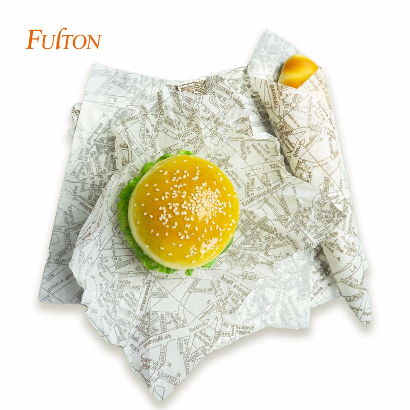 Deli Burger Food Gift Wax Wrap Sandwich Paper With Logo