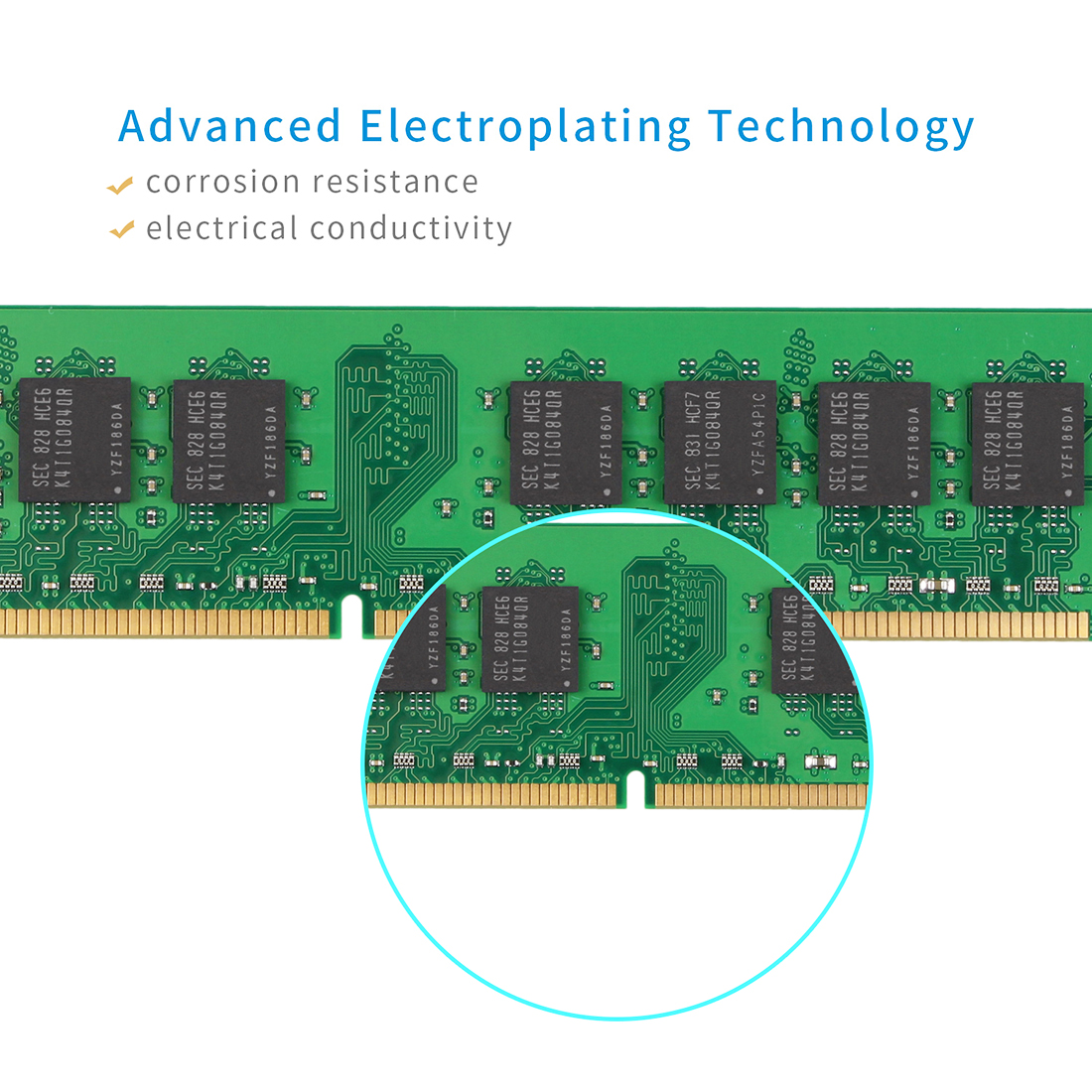 Supply 2GB DDR2 PC2 5300U 667MHZ Desktop Ram Memory Wholesale Factory