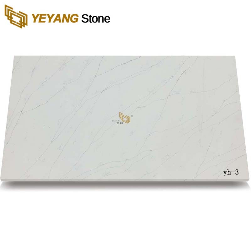 Calacatta Marble Vein Quartz Countertops Groothandel - YH3