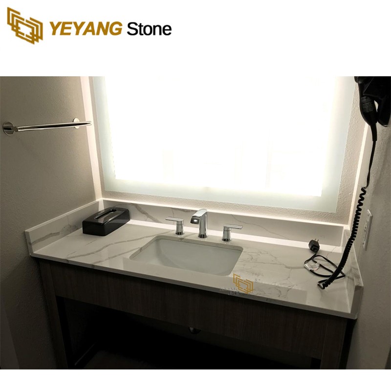 High Standard Quartz Bathroom Vanity Tops Manufacturer