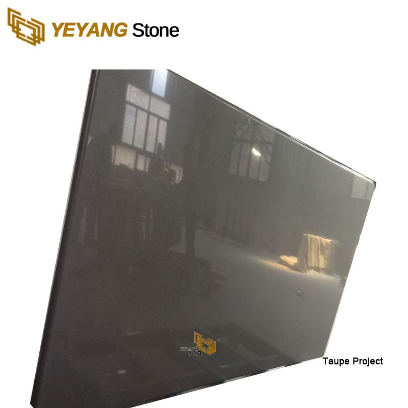 Engineered Stone Customized Artificial Quartz Stone For Backgound Wall