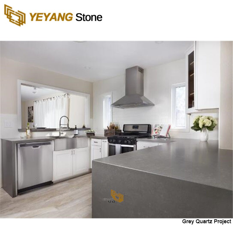 High Quality Building Material Stone Floor Tile Light Grey Projects