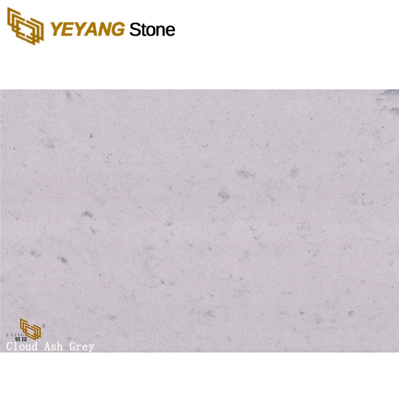 High Hardness Calacatta White Black Grey Artificial Engineered Quartz Stone Floor Wall Tile