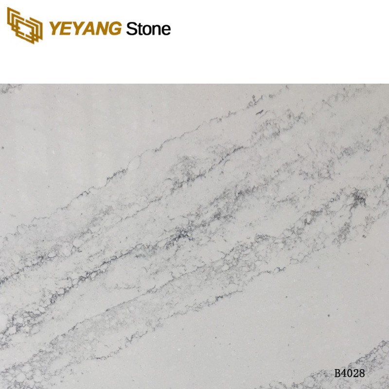 Quartz Stone Countertop From Solid Surface Kitchen Top Decoration Materials B4028
