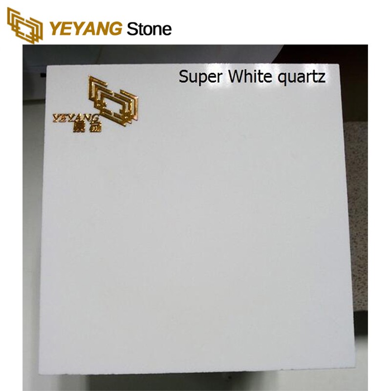 Super Pure White Quartz Quartzite Stone Tile For Flooring And Paving