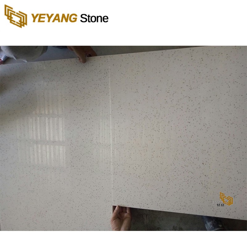 Natural Polish White Beige Quartz Mosaic Wall Tile Wholesale