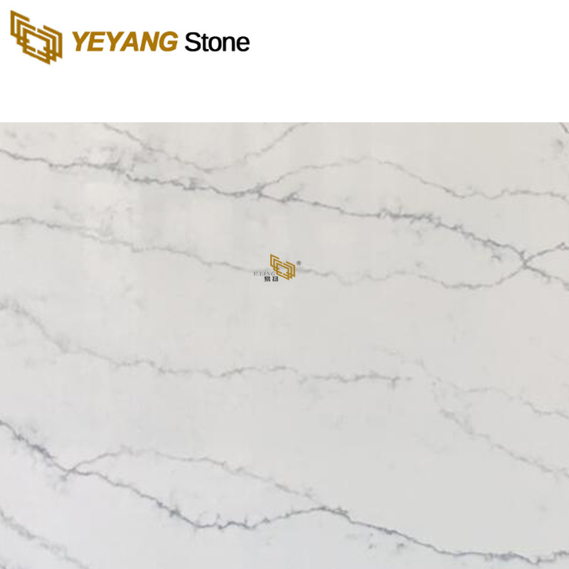 white quartz floor tiles