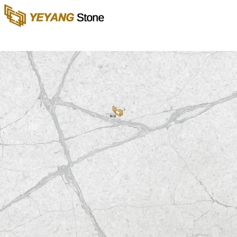White Grey Quartz For Wall And Floor Tiles 600X600 Small Tiles Supplier