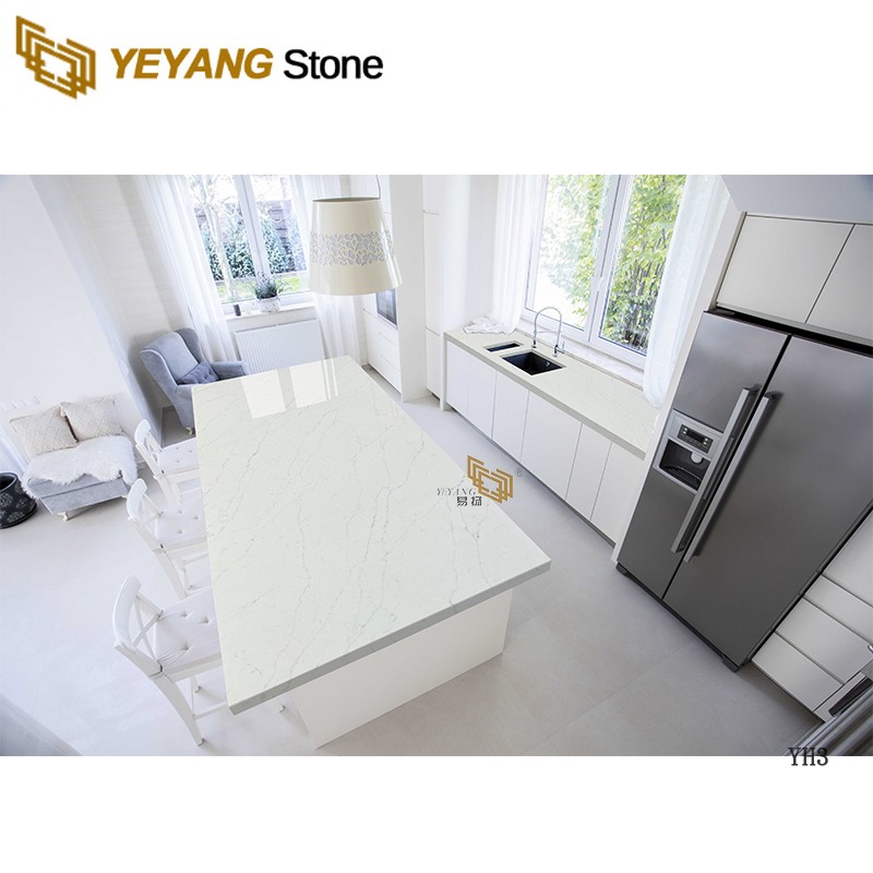 Wholesale Natural Stone Slab Quartz Countertops for Kitchen Bathroom Project -yh3