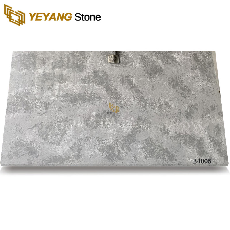 Carrara vit marmor kvarts stenplatta B4005