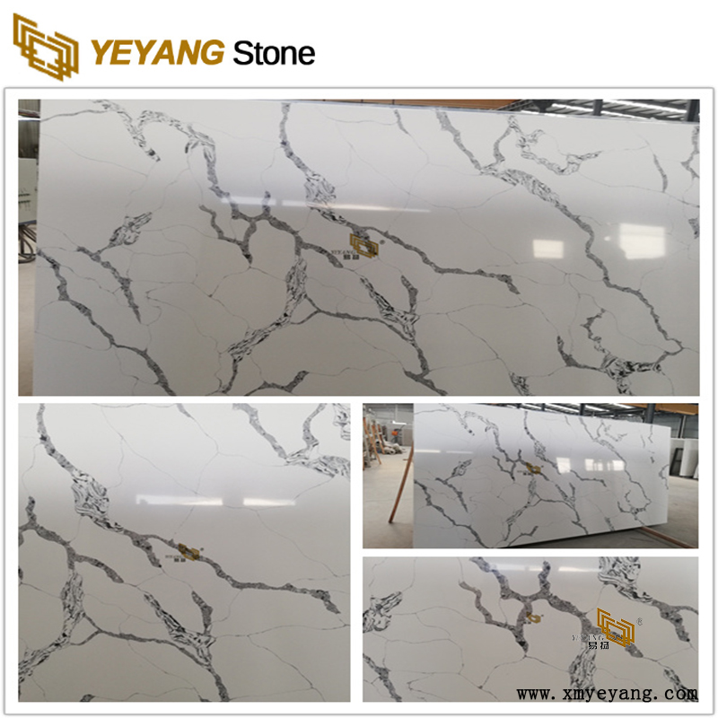 High quality engineered quartz slabs China wholesale quartz tiles NT303