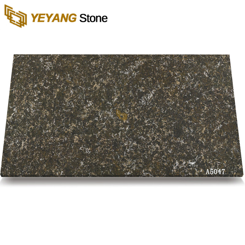 Modern konstgjord sten bänkskiva kvarts stora plattor A5047