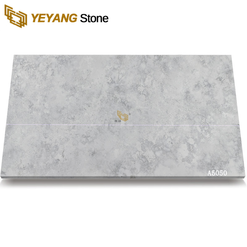 Grey Artificial Stone Countertop Quartz Slabs A5050