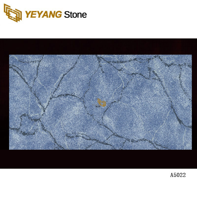 Polished Artificial Engineered Quartz Stone Slabs - A5022