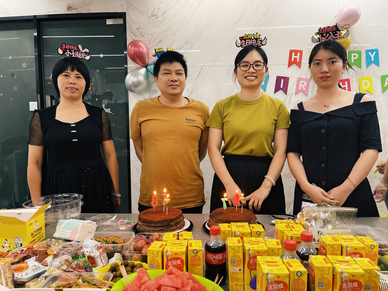 YEYANG STONE Employees Birthday Party In August 2021