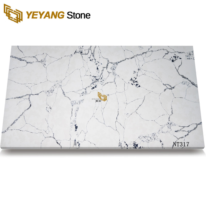 Wholesale Price Artificial Big Particles Engineered Quartz Slab NT317