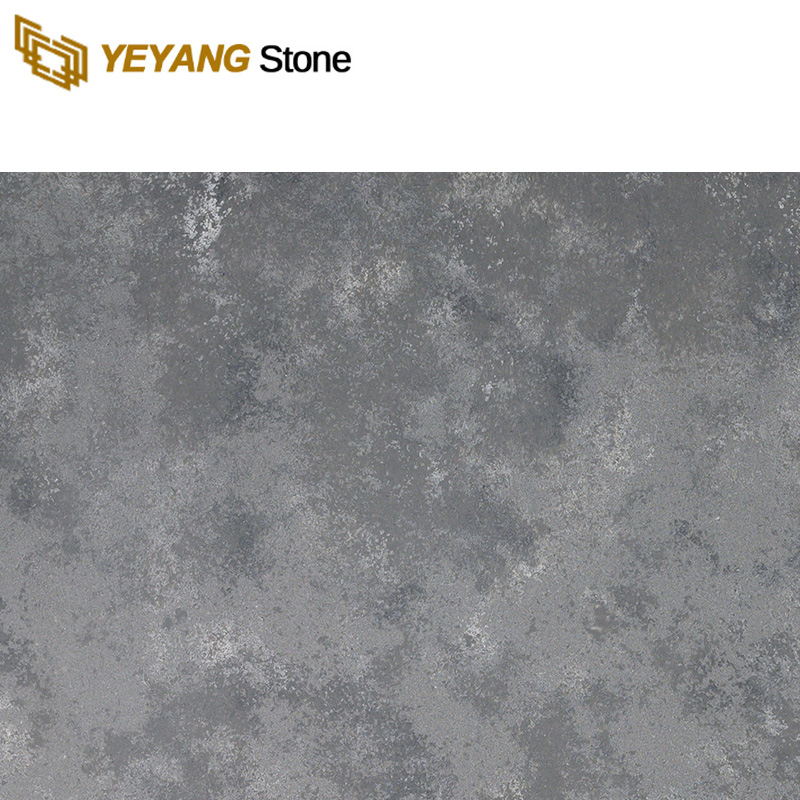 High-Grade Grey Quartz Stone Slab NT338