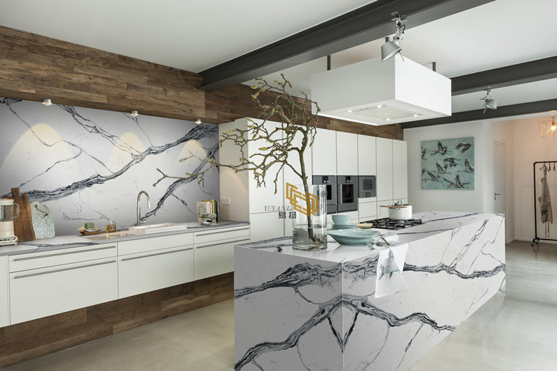 white quartz countertops