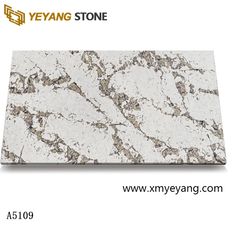 Engineered Artificial Quartz Stone with Multiple Color A5109