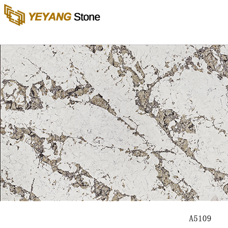 Engineered Artificial Quartz Stone with Multiple Color A5109