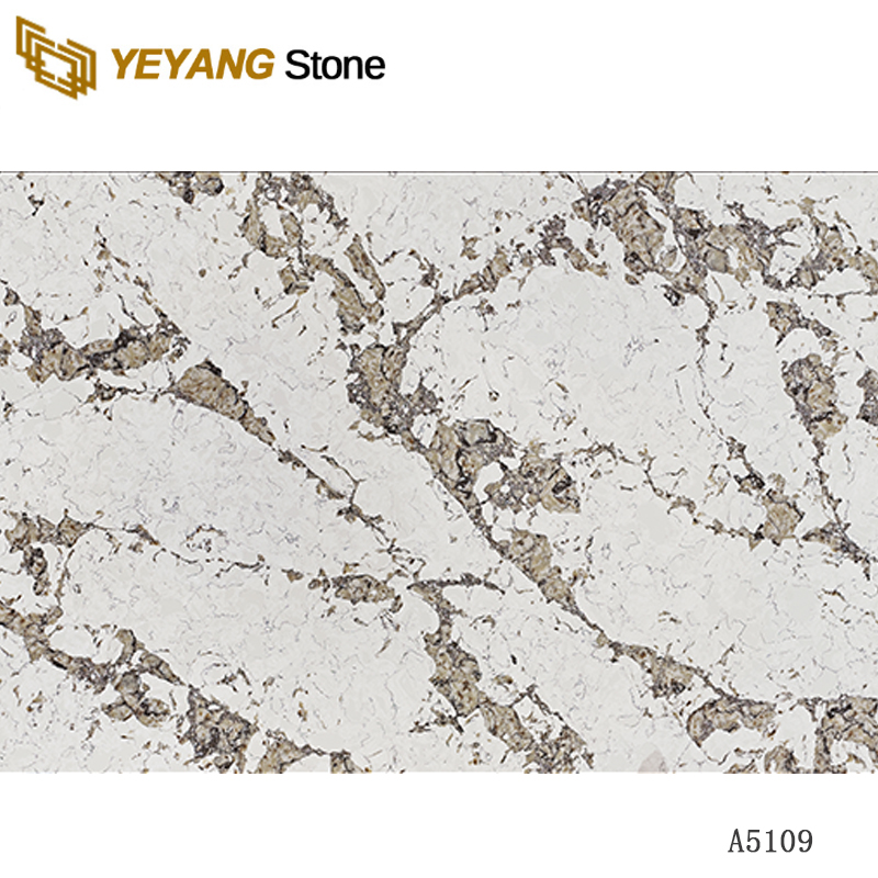 Engineered Artificial Quartz Stone with Multiple Color A5109