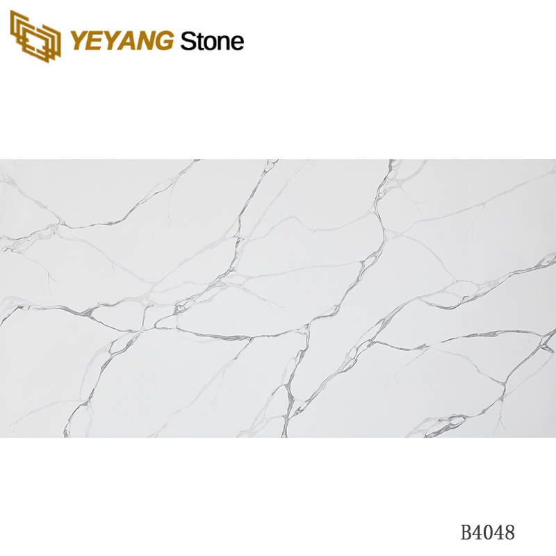 Engineered quartz slab quartz tiles for kitchen B4048