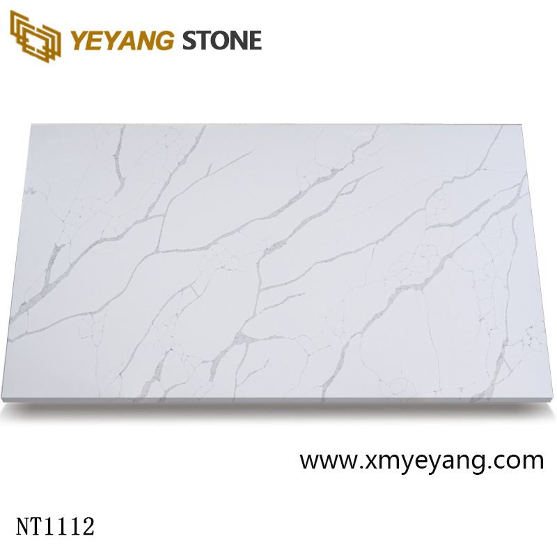 White Calacatta Quartz Stone NT1112