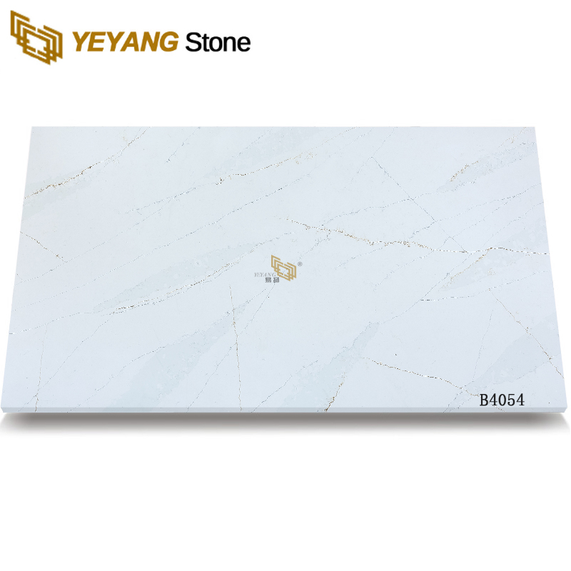 Nouveau produit produits de surface en quartz dalle de marbre artificiel B4054
