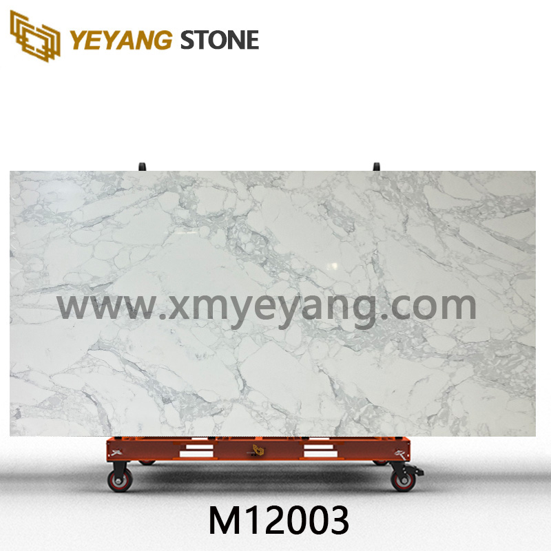 Calacatta Gold Quartz That Looks Like Marble | Luxury Series M12002