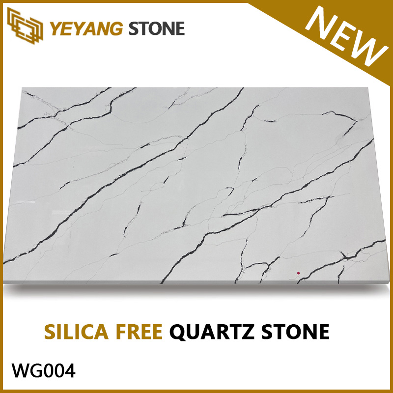 Calacatta Non-Silica Engineered Stone for Silicon Free Benchtops WG004