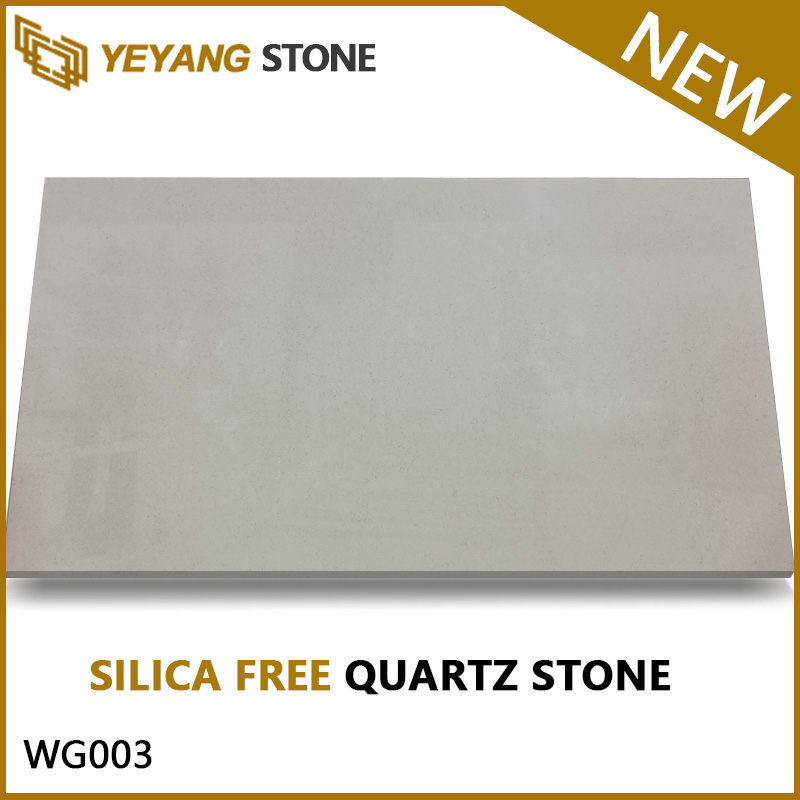 Pure Gray Silica-Free Stone in Large Slabs with No Crystalline Silica WG003