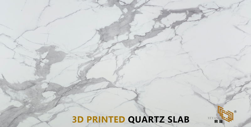 3D printed quartz stone