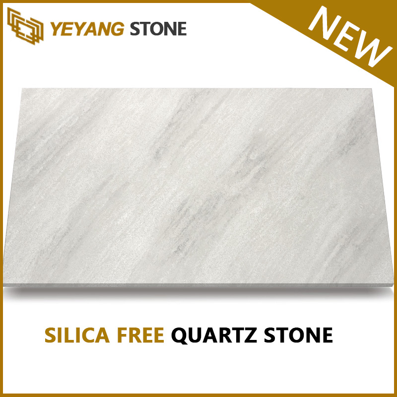 Artificial Quartz Stone Non-Silica Polished Surface for Vanity, Contertop, Desk, Floor