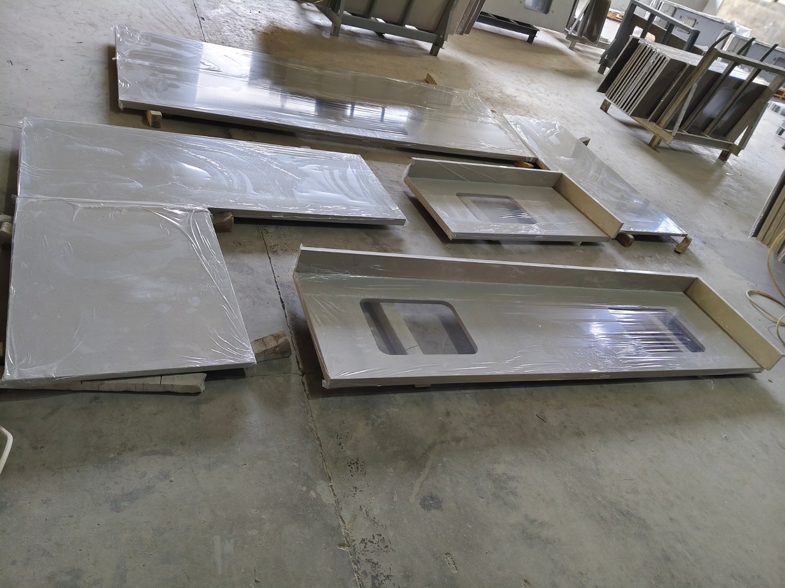 Grey Quartz Slabs