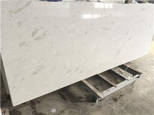 July Engineer Project of Marble Grey Wood Quartz Slabs