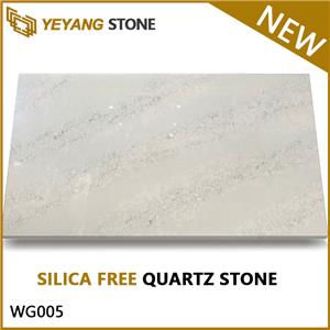 Silica Free Quartz Stone Calacatta Series Big Slab WG007