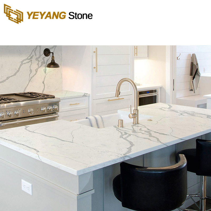 gray quartz countertop