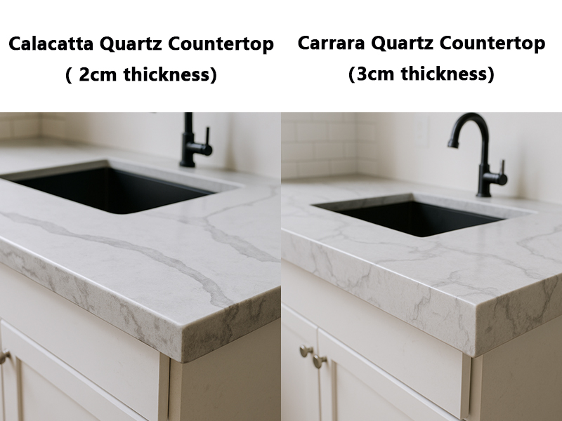 quartz slab thickness