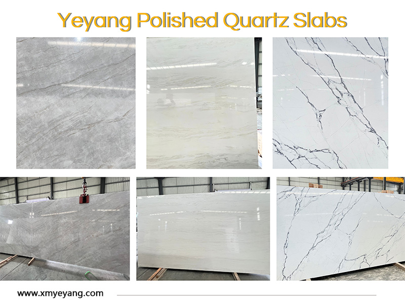 CNC quartz slab polishing