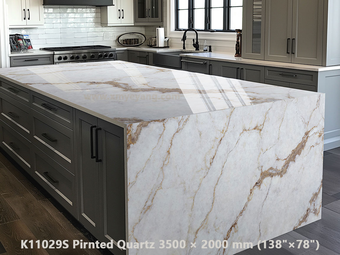 seamless quartz countertop