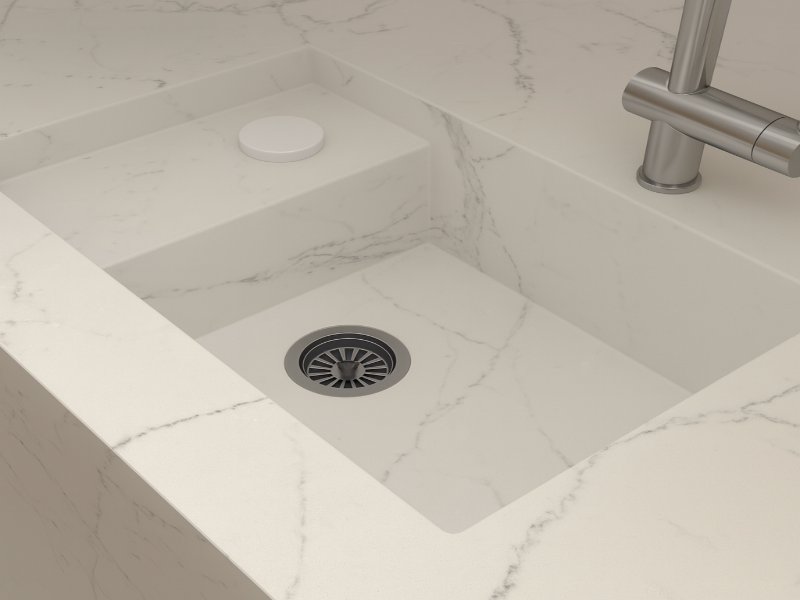 custom quartz sink top
