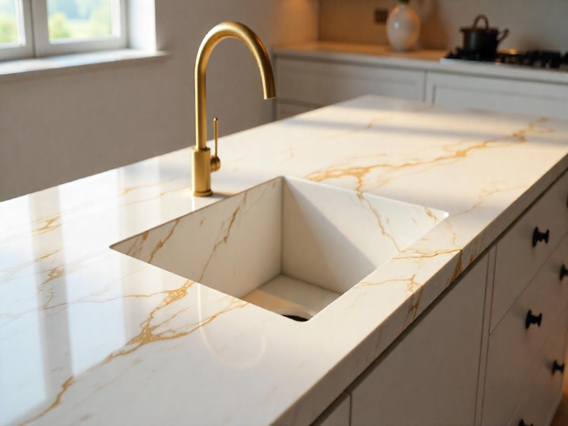 Seamless Quartz Sink
