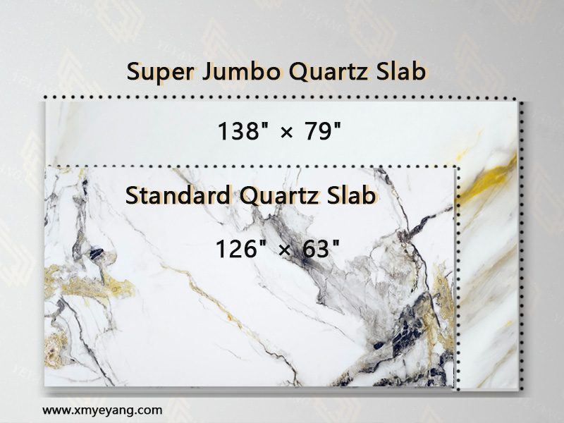 super jumbo quartz slab