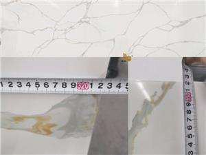Customized Calacatta White Quartz Slabs Shipped to Utah, USA for Engineering Project