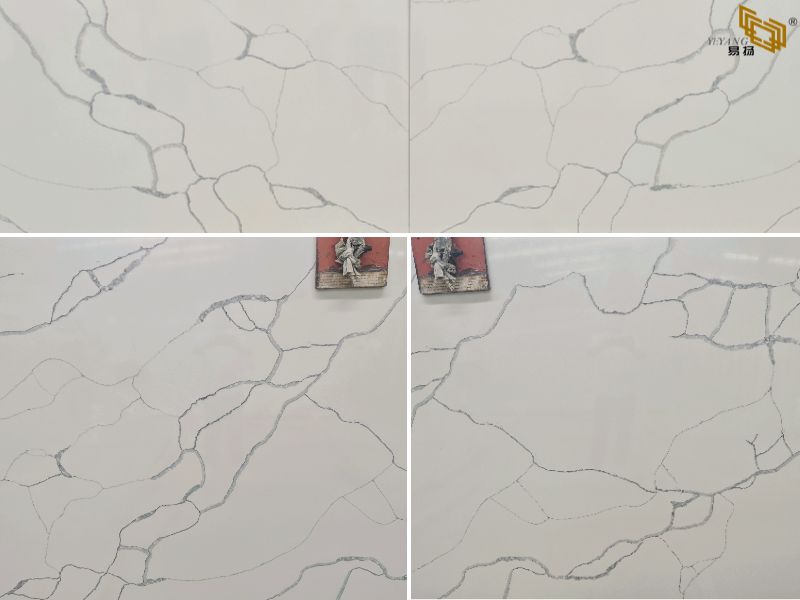 July Custom-Cut-to-Size NT336 Calacatta Quartz Slabs Delivered to Colorado, USA